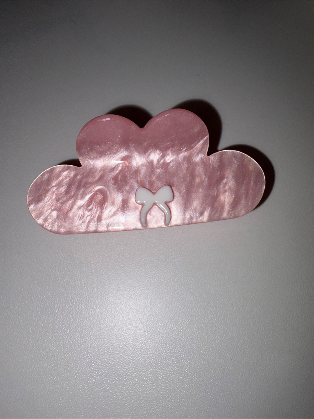 Never worn Pink Cloud Hair Clip - Brand Unbranded